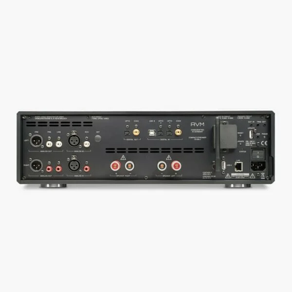 AVM Audio OVATION CS 8 3 Back Rear Panel Connections 21011802 HiFi Collective