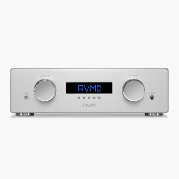 AVM Audio OVATION PA 8 3 Silver Front 20082101 HiFi Collective