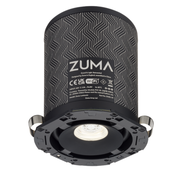 A Zuma – Lumisonic Smart Audio Downlight.