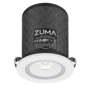 A Zuma – Lumisonic Smart Audio Downlight.